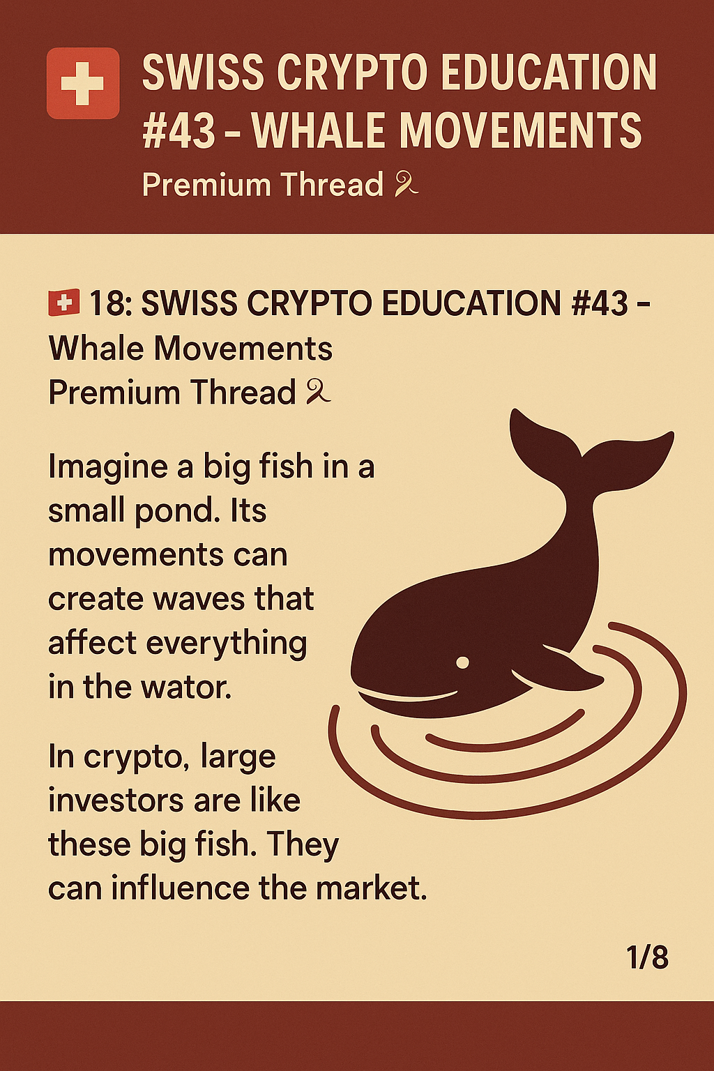 Whale Movements — illustrated card